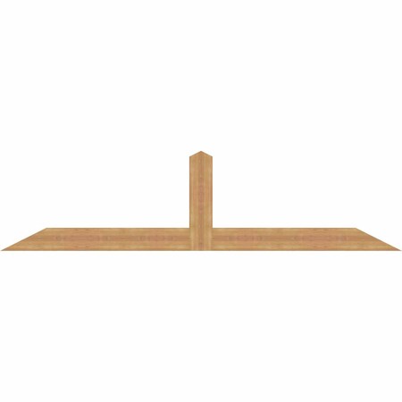 Ekena Millwork Portland Smooth Timber Gable Bracket, Western Red Cedar, 96"W x 24"H x 1 1/2"D x 5 1/2"F, 6/12 Pitch GBW096X24X0206POR00SWR